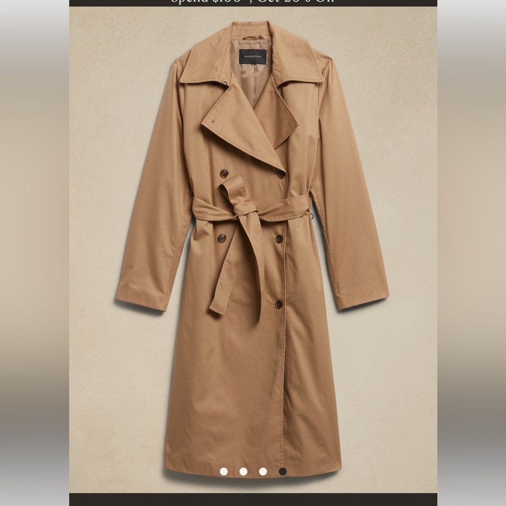 Banana Republic Factory Giovana Twill Trench